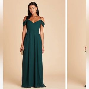 Birdy Grey DEVIN CONVERTIBLE DRESS Chiffon Green Emerald Color